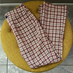 Women’s Pink Plaid Pants SHEIN